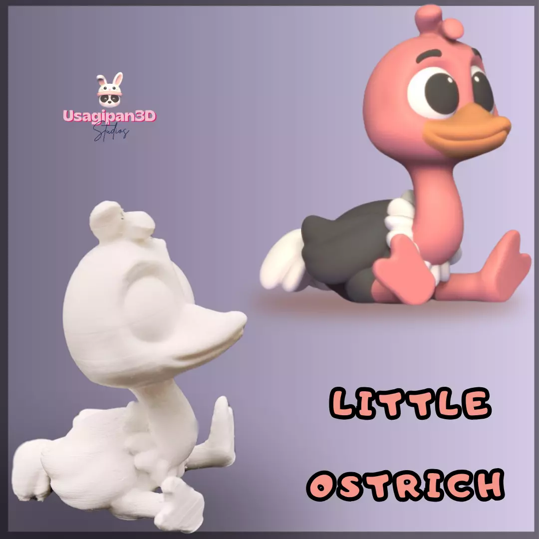 Little Ostrich 3D print model_0