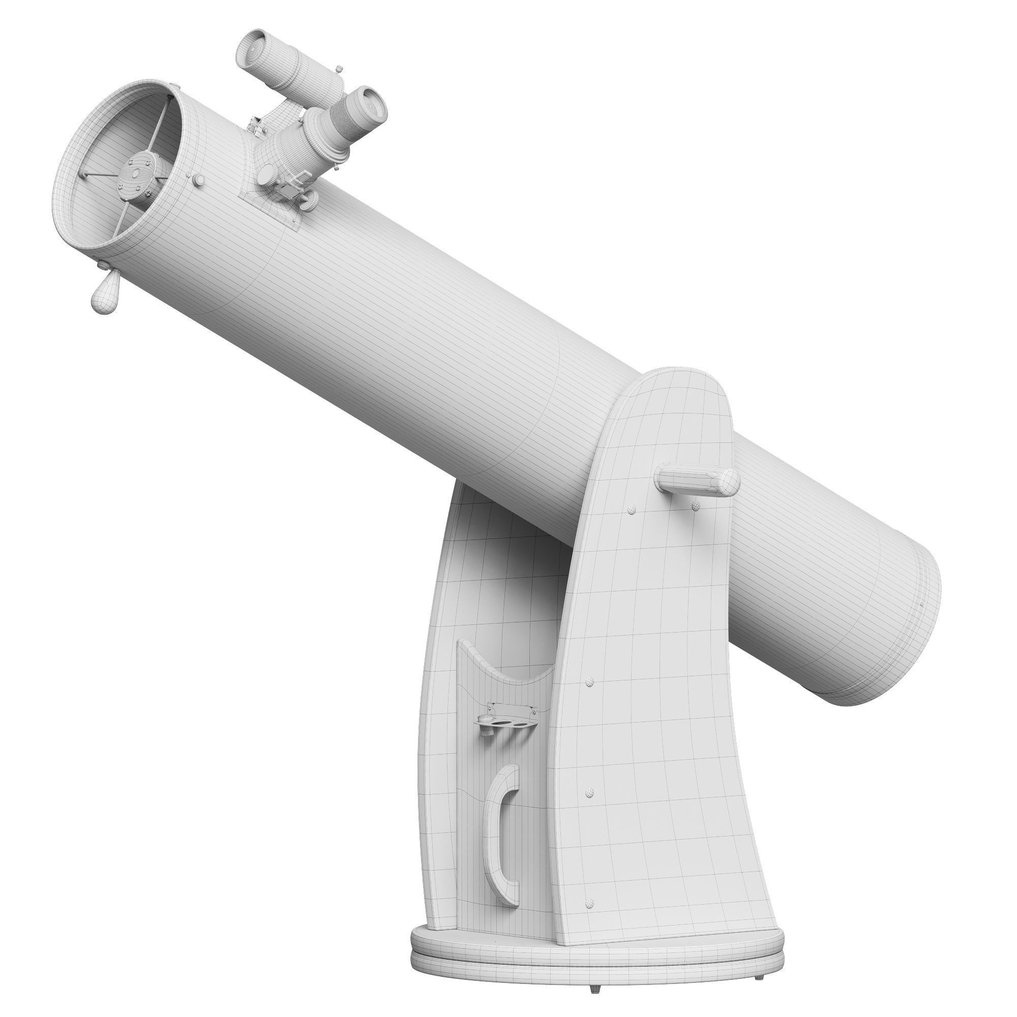 Telescope Sky-Watcher Dob 6 Low-poly 3D model_7