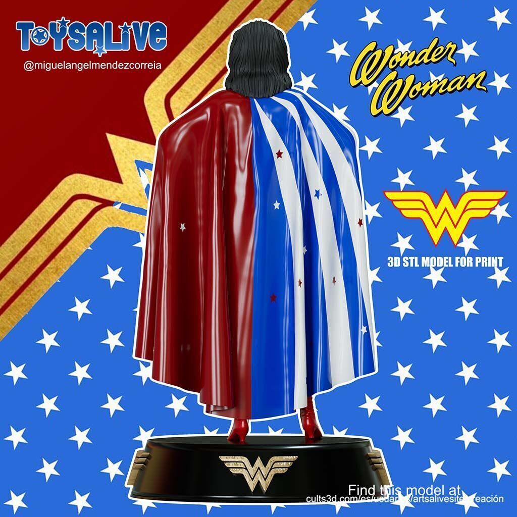 Wonder Woman Lynda Carter 3D print model_3
