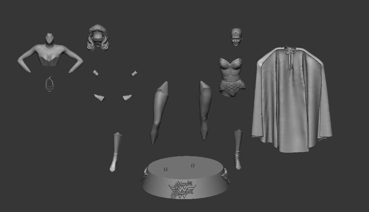 Wonder Woman Lynda Carter 3D print model_6
