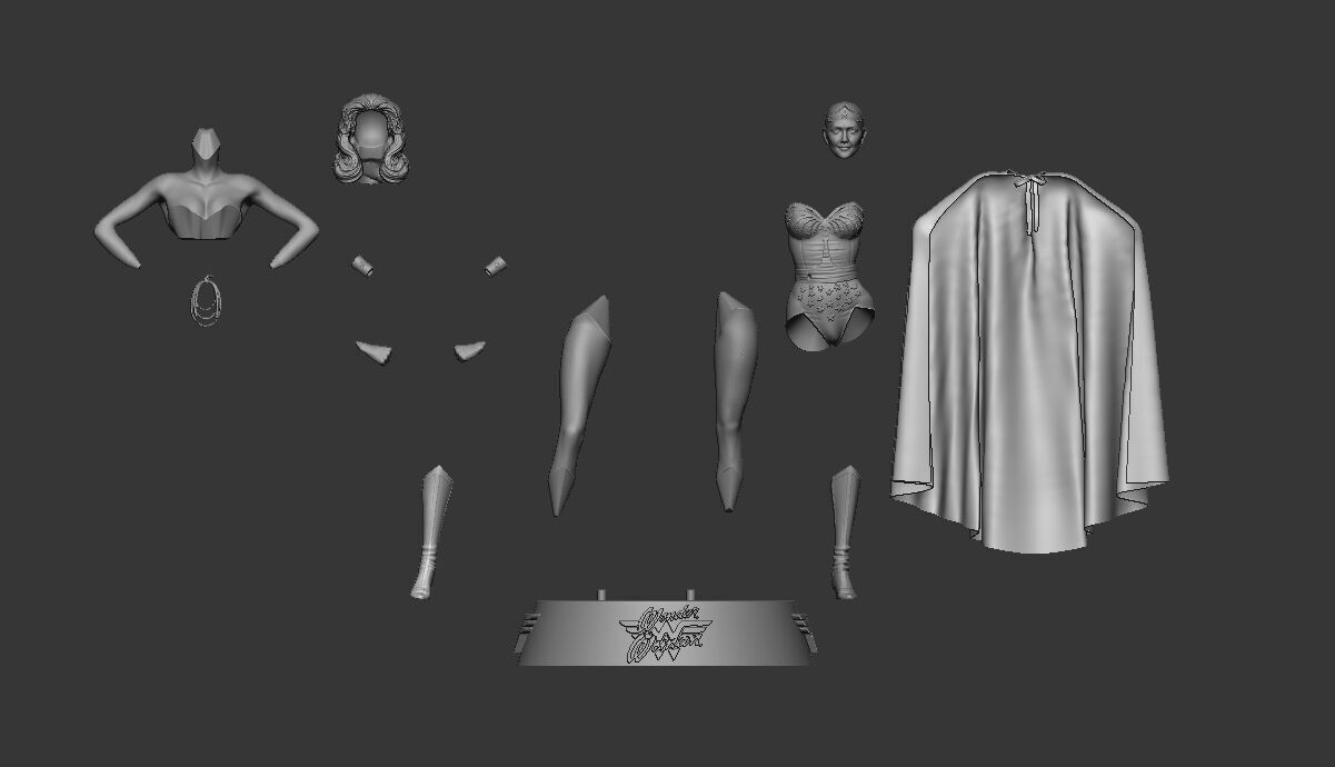 Wonder Woman Lynda Carter 3D print model_5