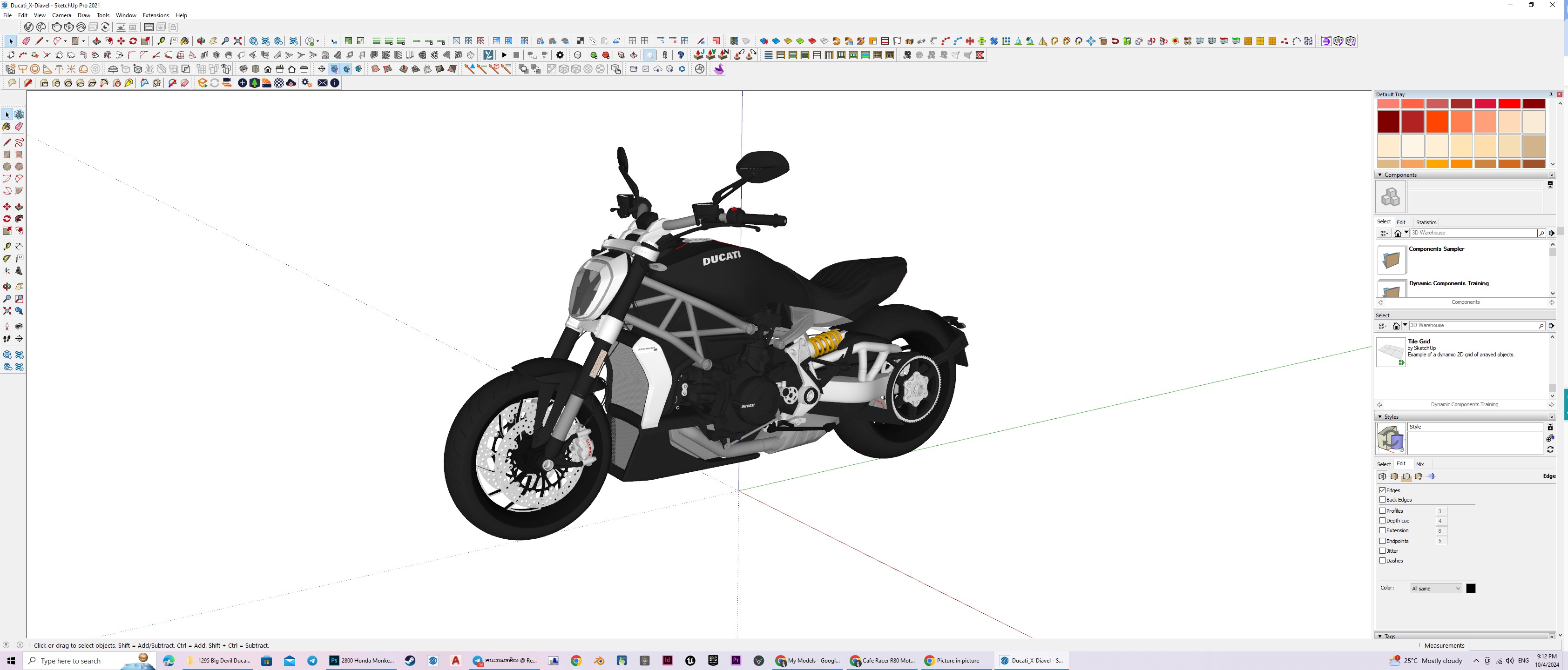 Big Devil Ducati XDiavel 3D model_2