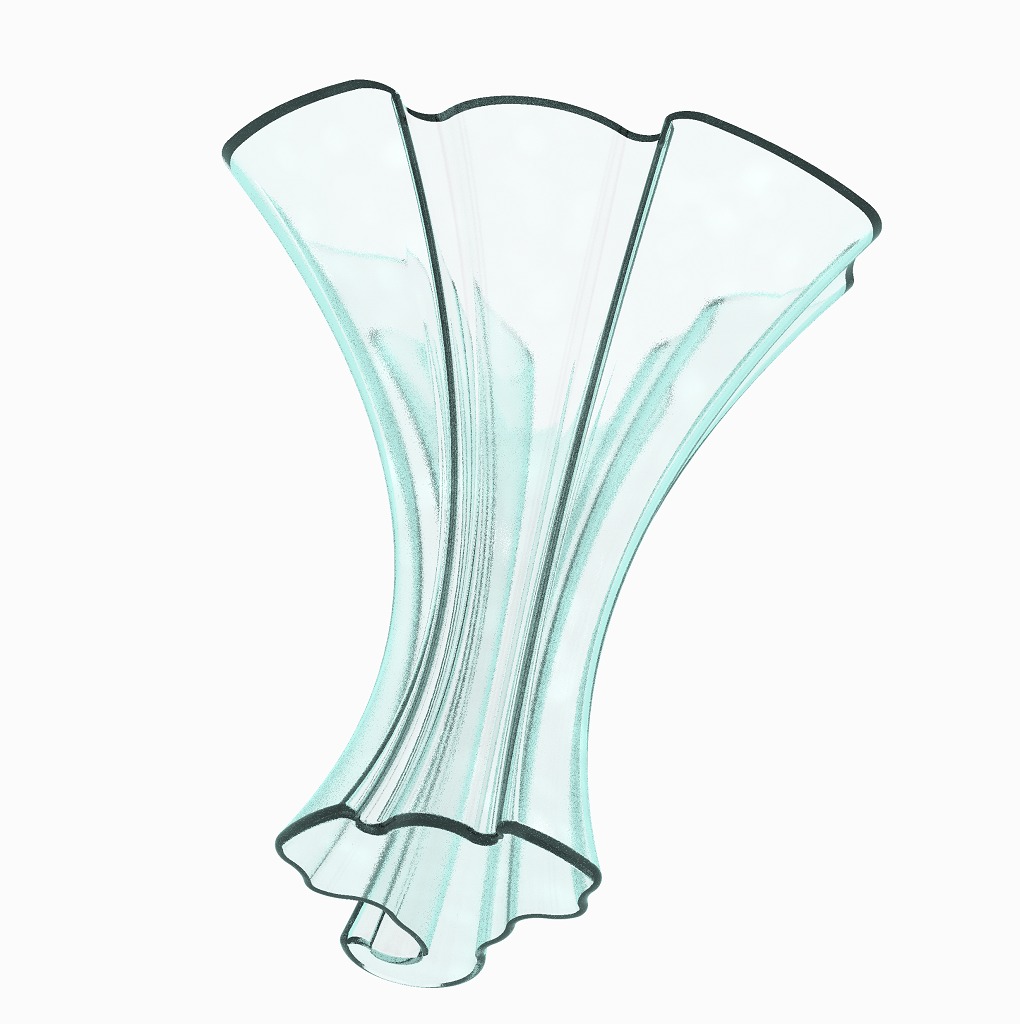 Vase Decor Elephant Face 3D print model_2