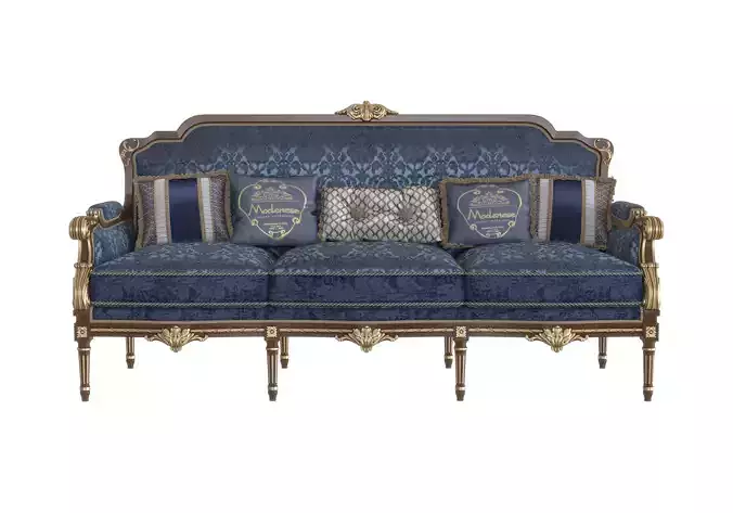 Luxury midnight sofa by Modenese
