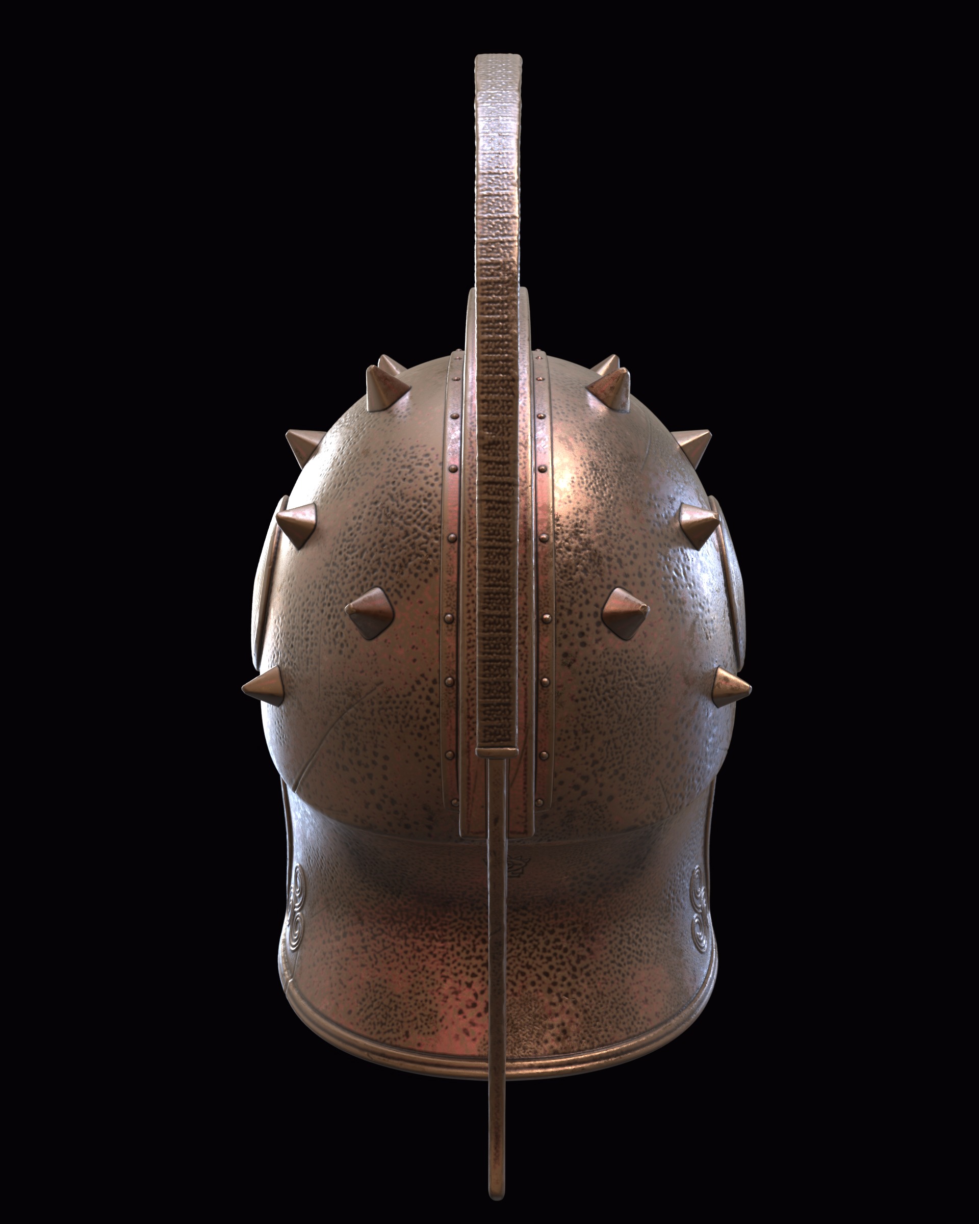 Helm of the Fearless v2 3D print model_2