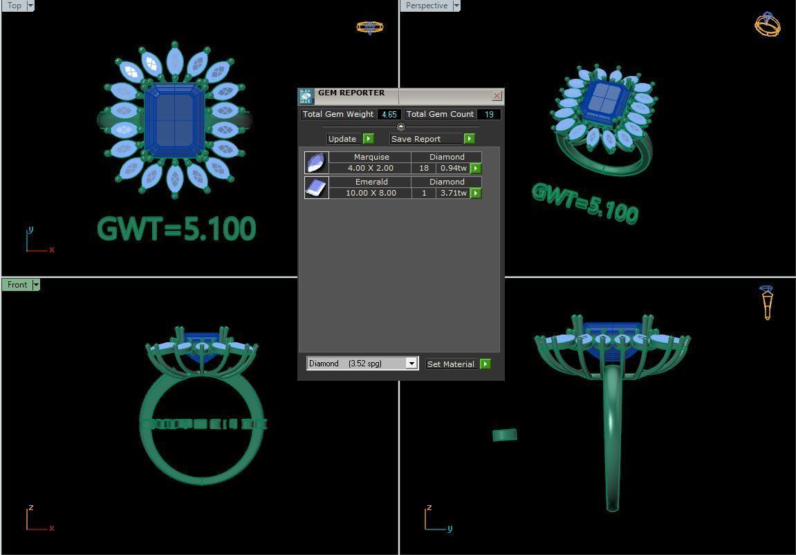 FASION  RING 3D model_4