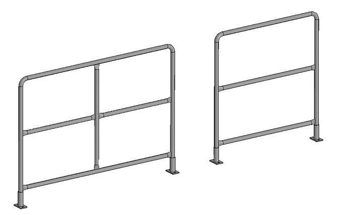 Fence is removable L1000 and L1500 Free 3D model
