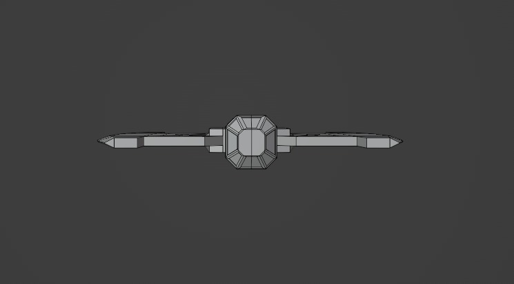 Gimlis battle axe 3D model_2