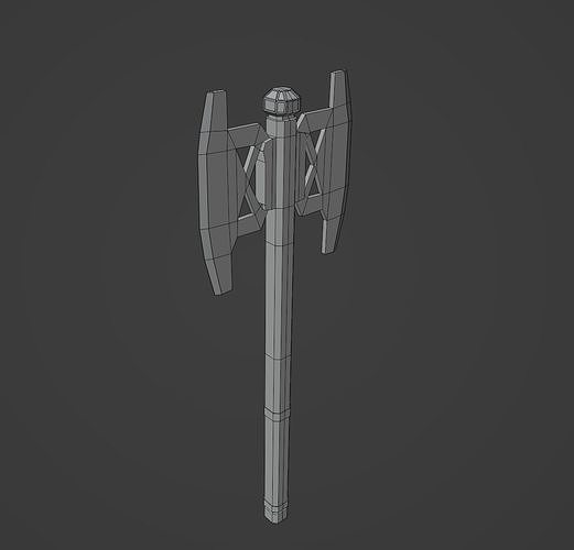 Gimlis battle axe 3D model
