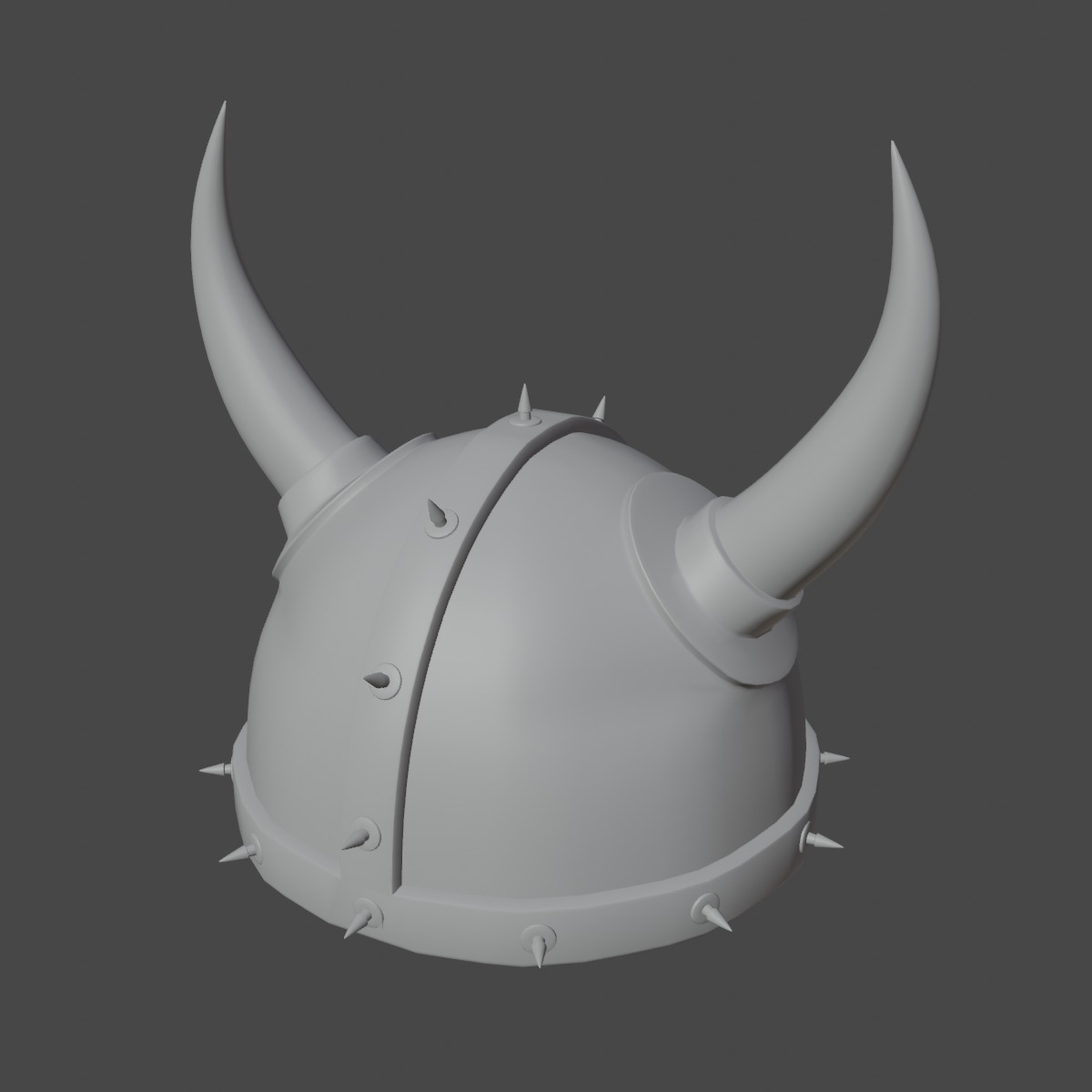 Viking Helmet B 01 3D model_8