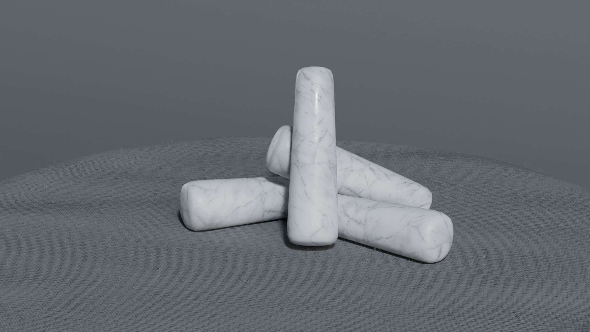 Marble Mortar Low-poly 3D model_3