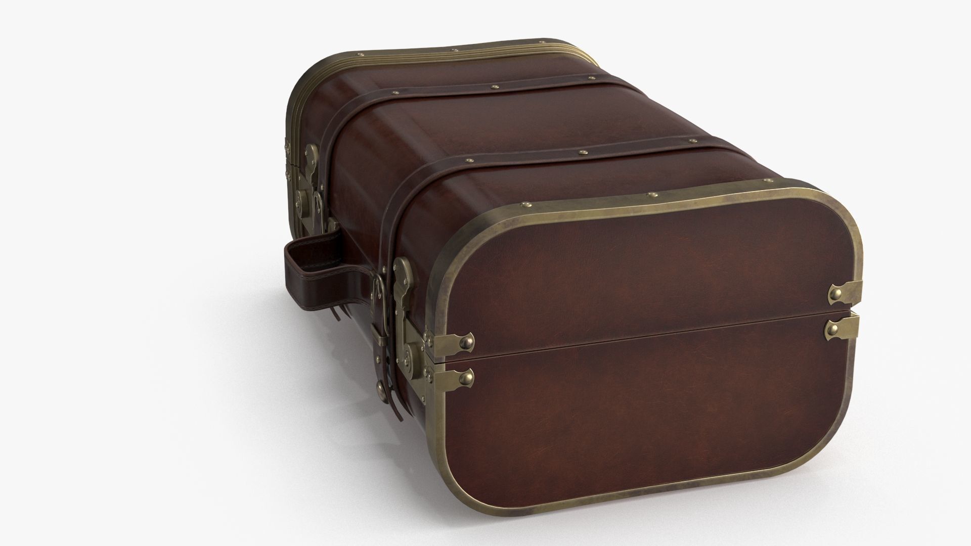Suitcase Low-poly 3D model_12