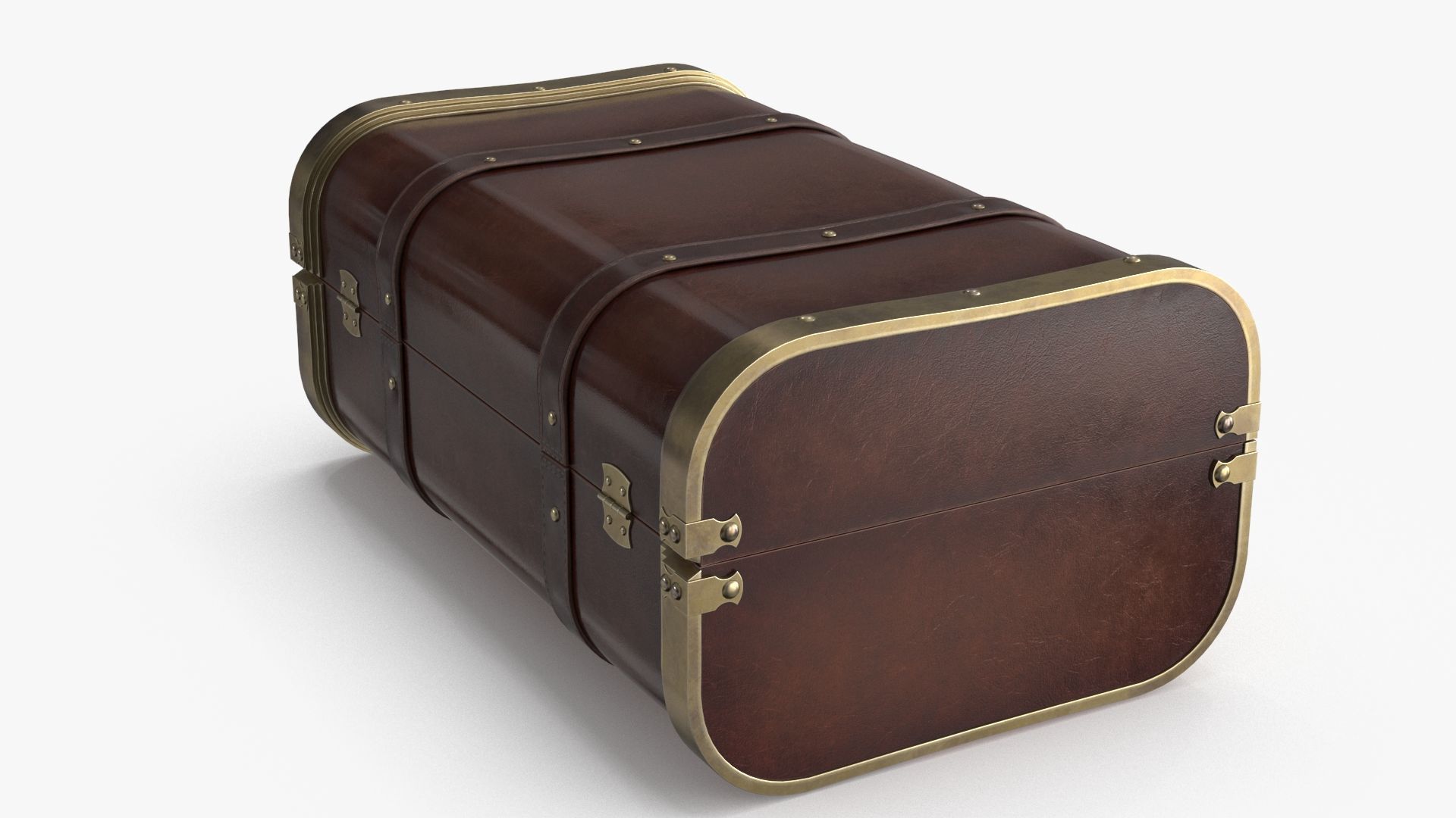 Suitcase Low-poly 3D model_9