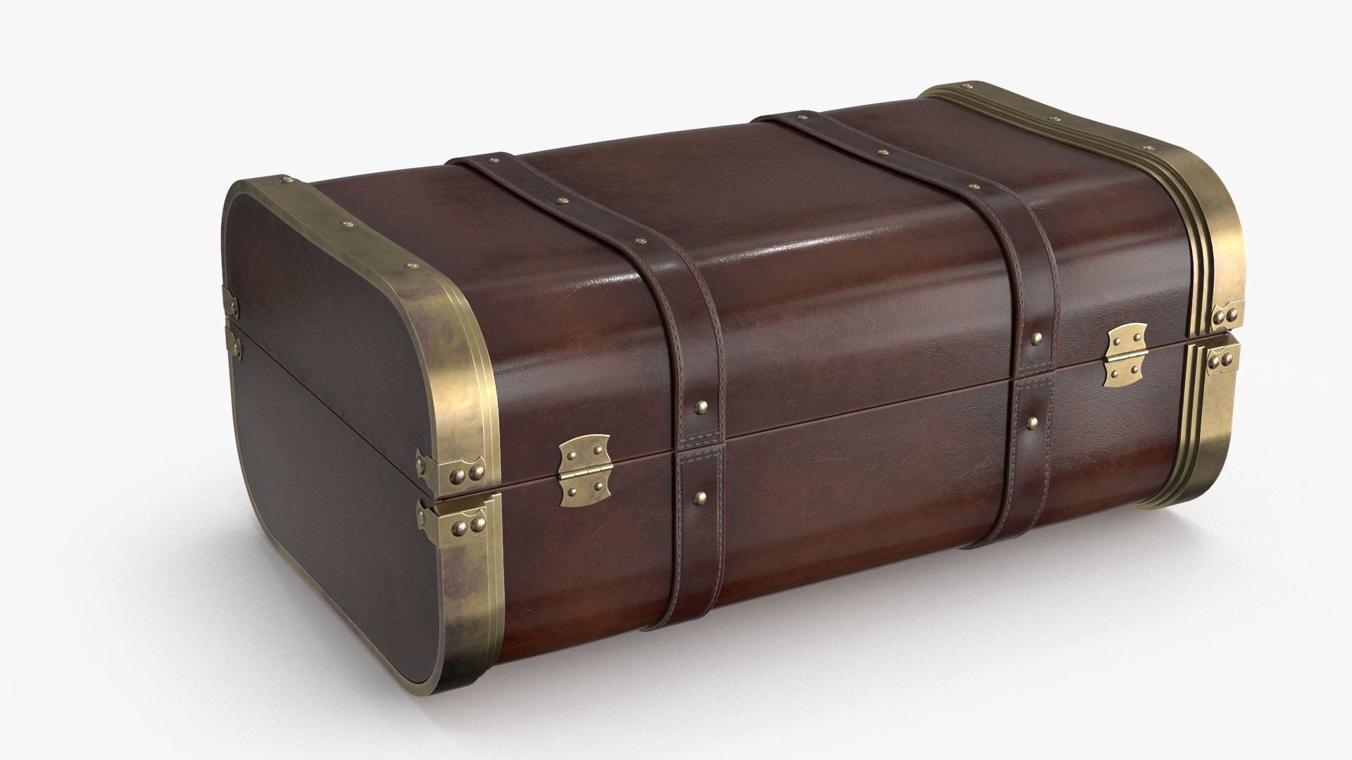 Suitcase Low-poly 3D model_10