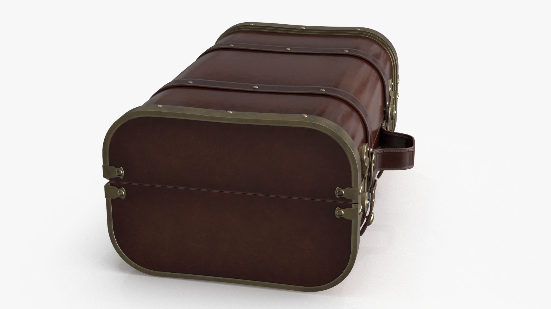 Suitcase Low-poly 3D model_8