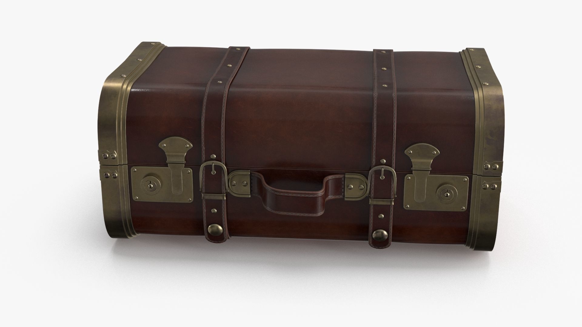 Suitcase Low-poly 3D model_14