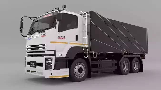 ISUZU DECA-FXZ360 add Canvas 3D model