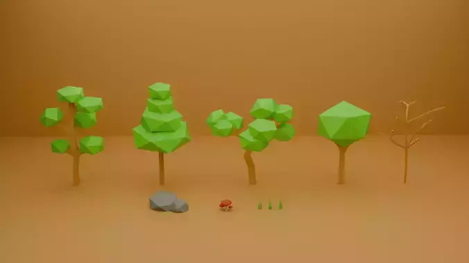 3D Tree Asset