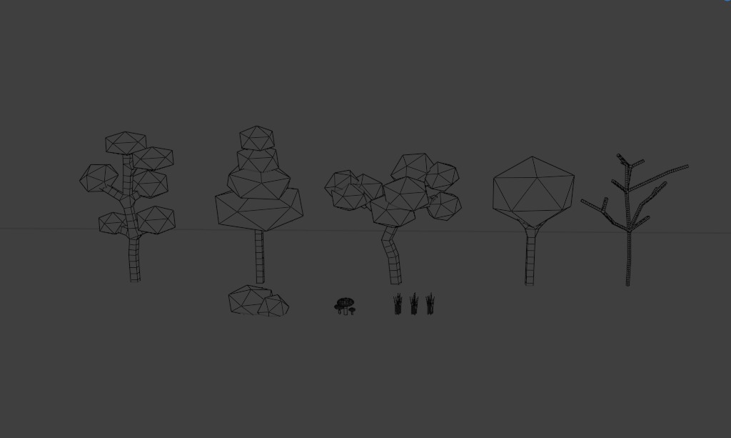3D Tree Asset Free low-poly 3D model_1