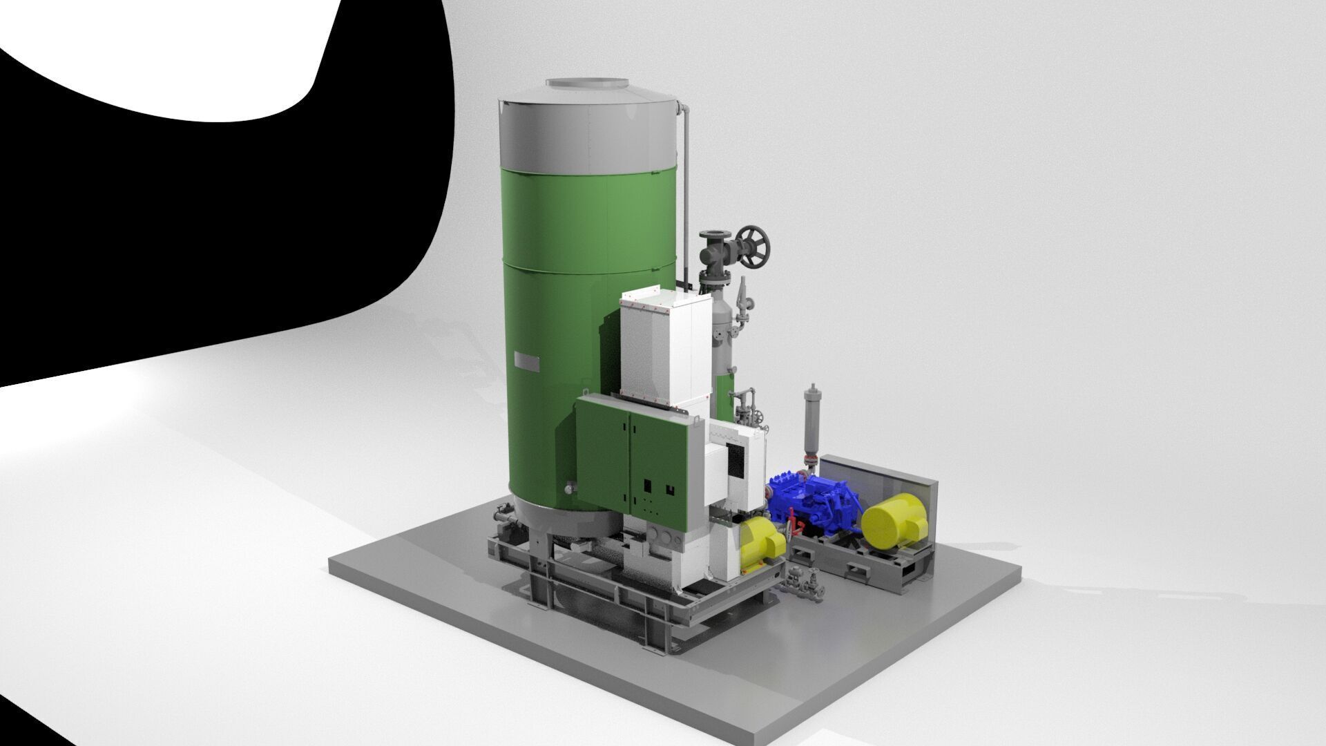 Steam Generator 3D model_2