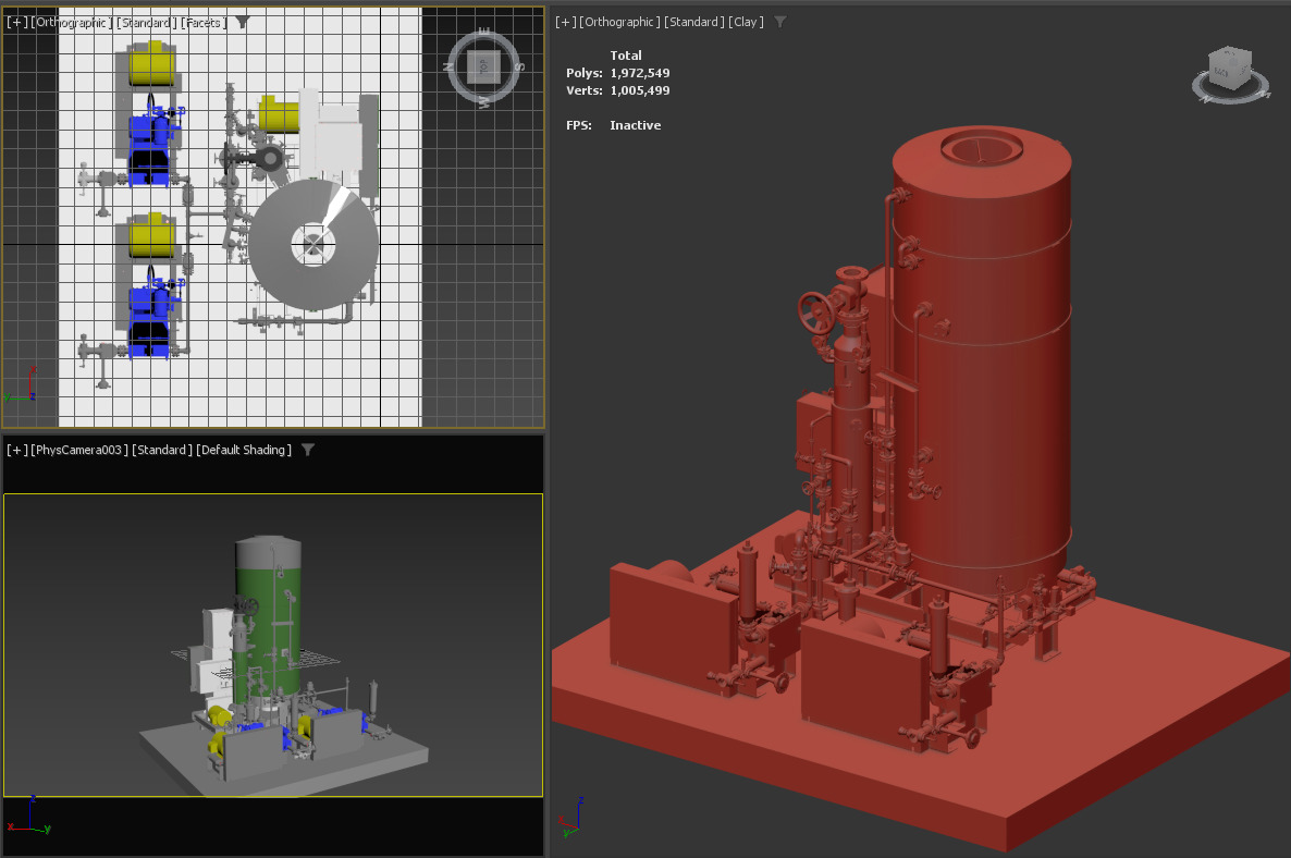 Steam Generator 3D model_5