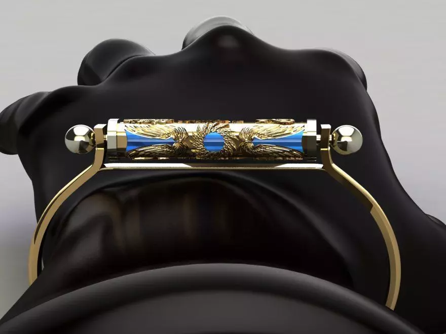 Mechanical bracelet 3D print model