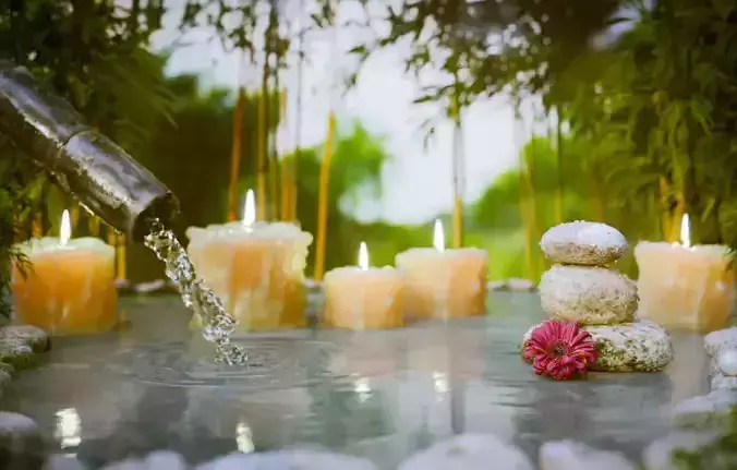 Spa Scene Low-poly 3D model