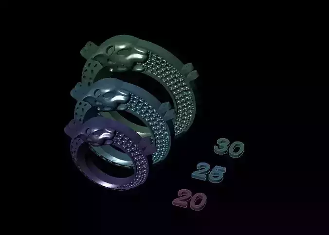 tiger pendant - 3 different sizes