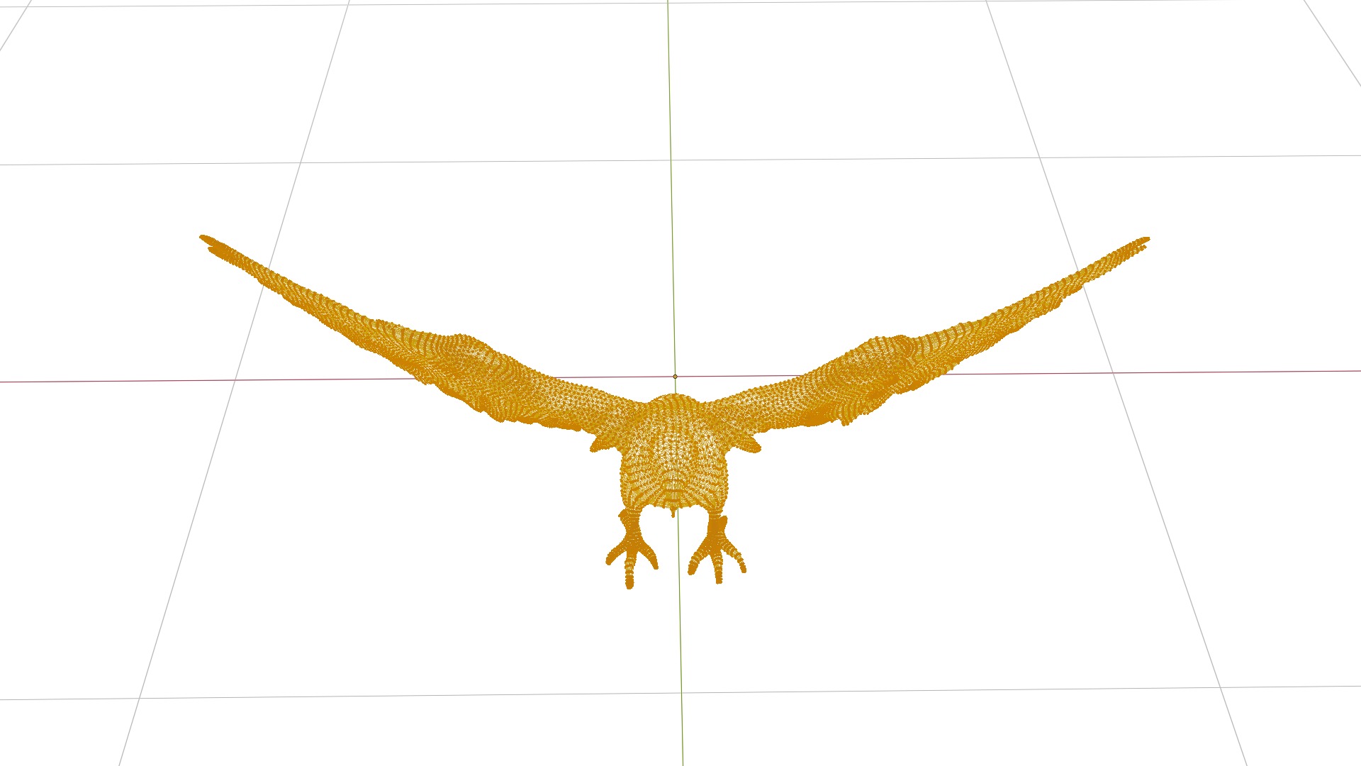 Bald Eagle 3D Model obj fbx blend mtl 3D model_3