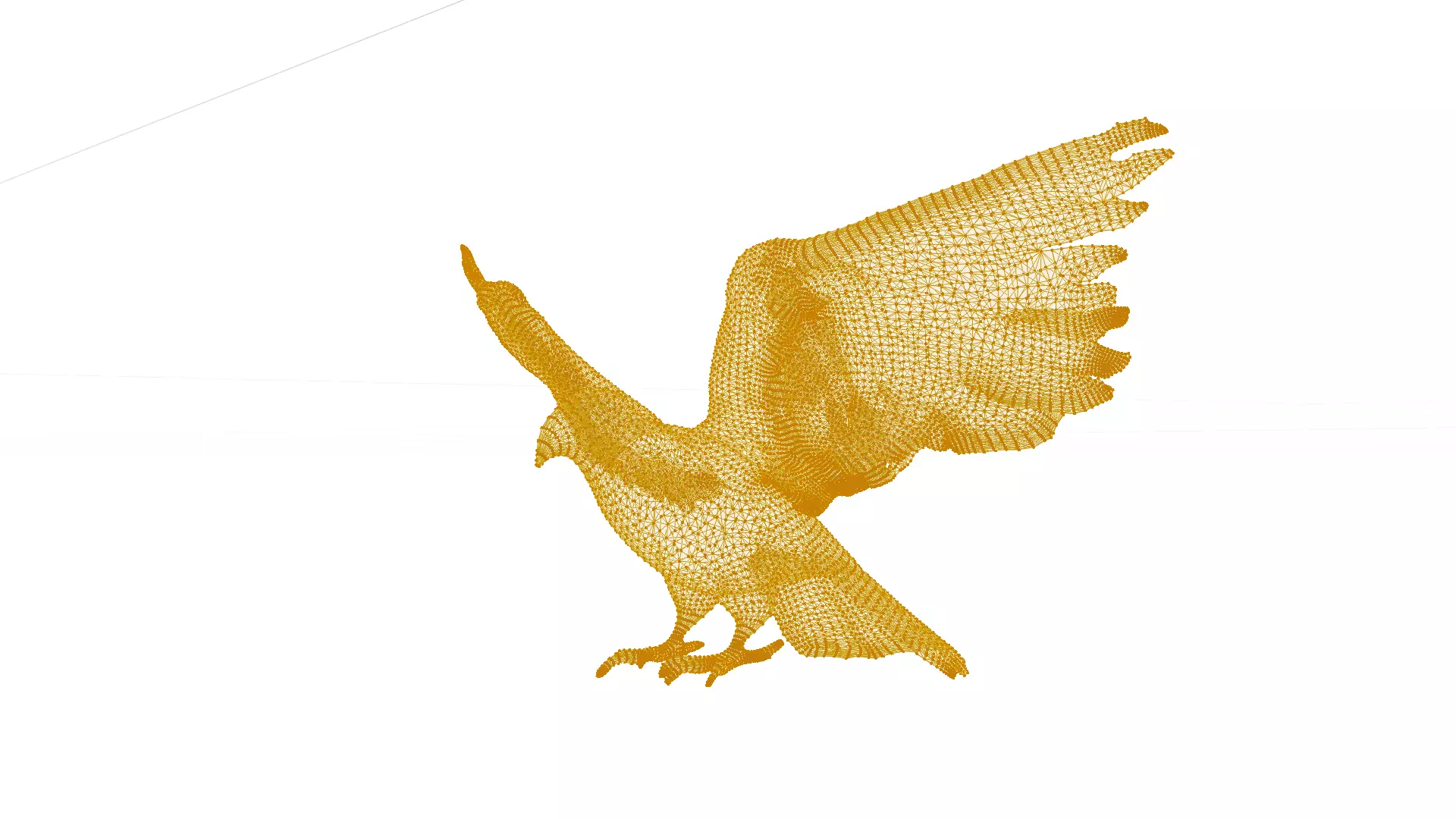 Bald Eagle 3D Model obj fbx blend mtl 3D model_0