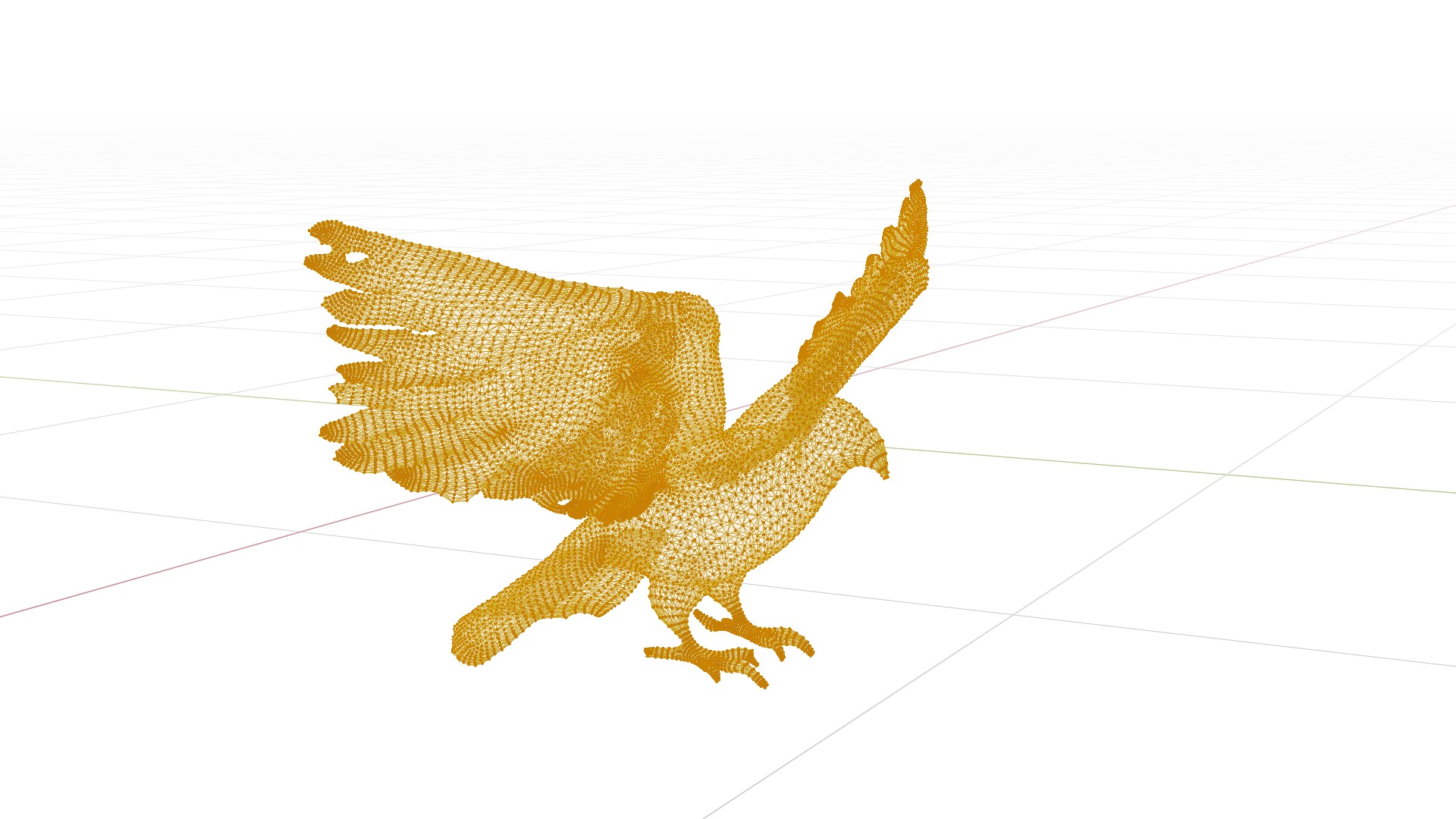 Bald Eagle 3D Model obj fbx blend mtl 3D model_1