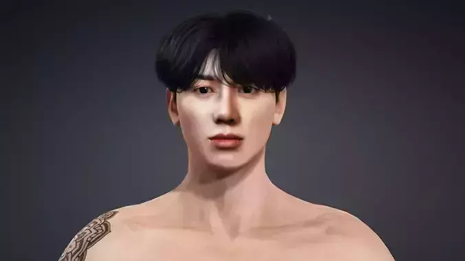 Jungkook of BTS  3D model