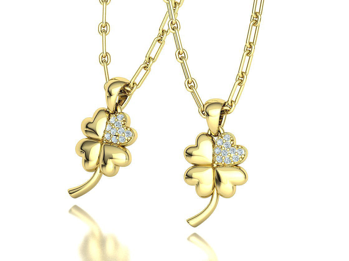 Clover Ring and Pendant Collection Lucky Symbol _34