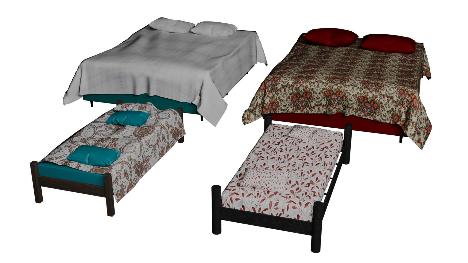 Megapack Favela Rio de Janeiro Brazil Low-poly 3D model_13