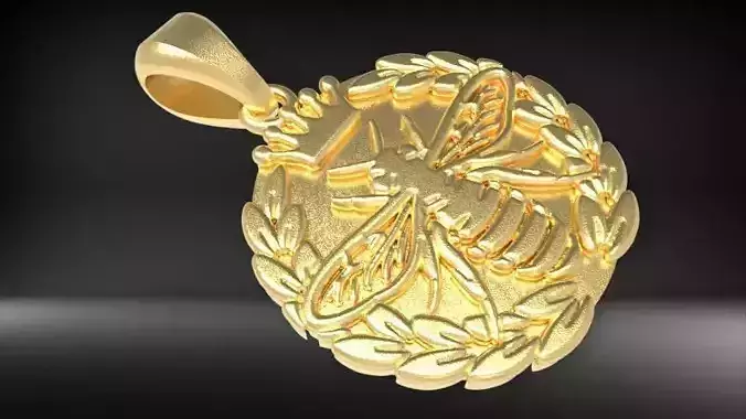 Queen Bee Crown Pendant