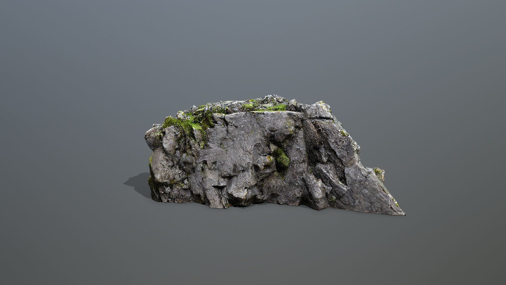 Mountain Low-poly 3D model_8