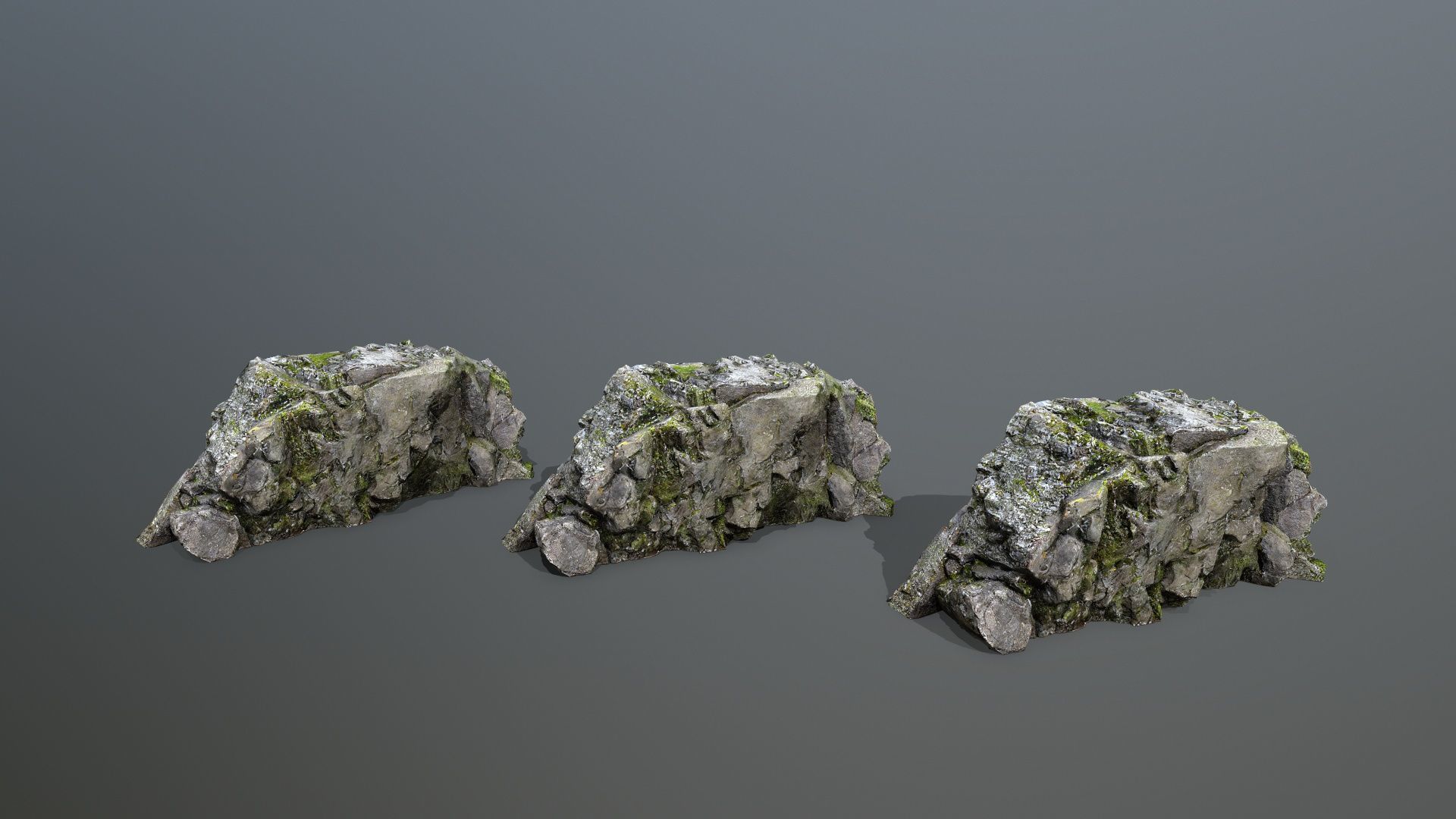 Mountain Low-poly 3D model_13