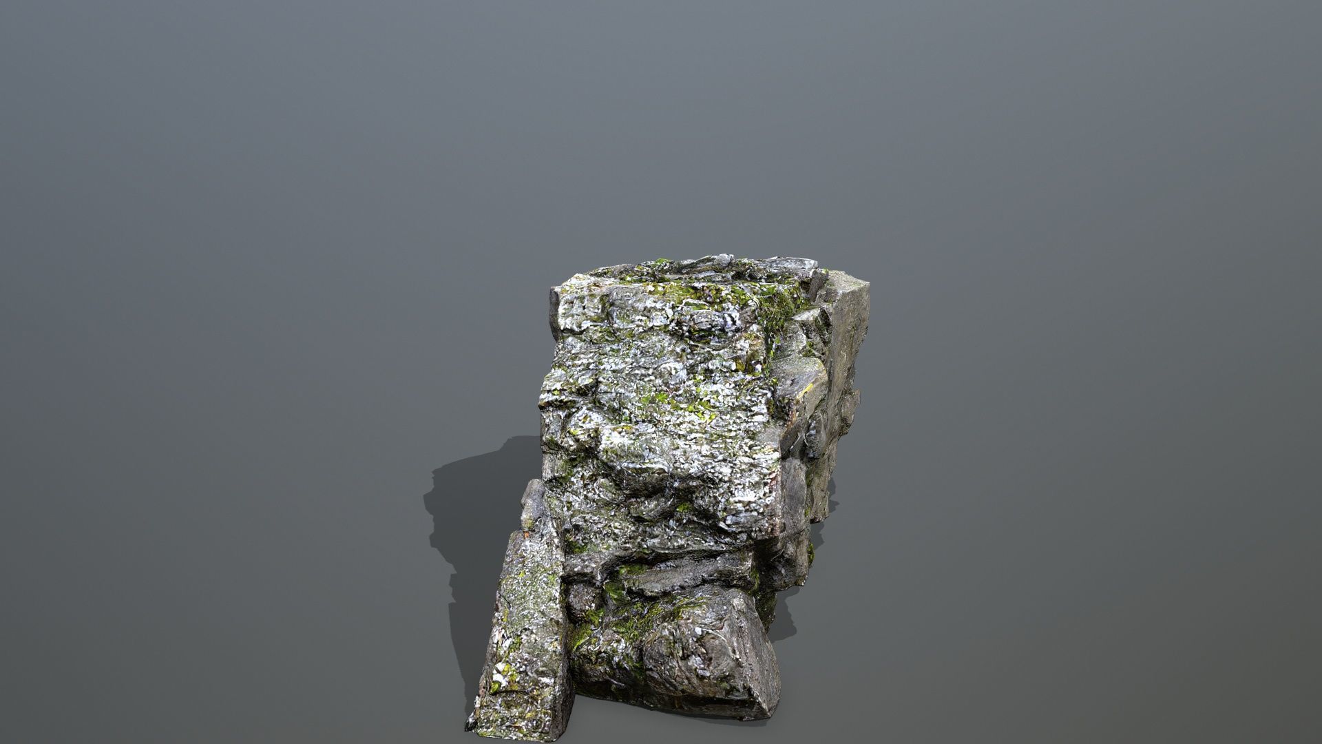 Mountain Low-poly 3D model_10