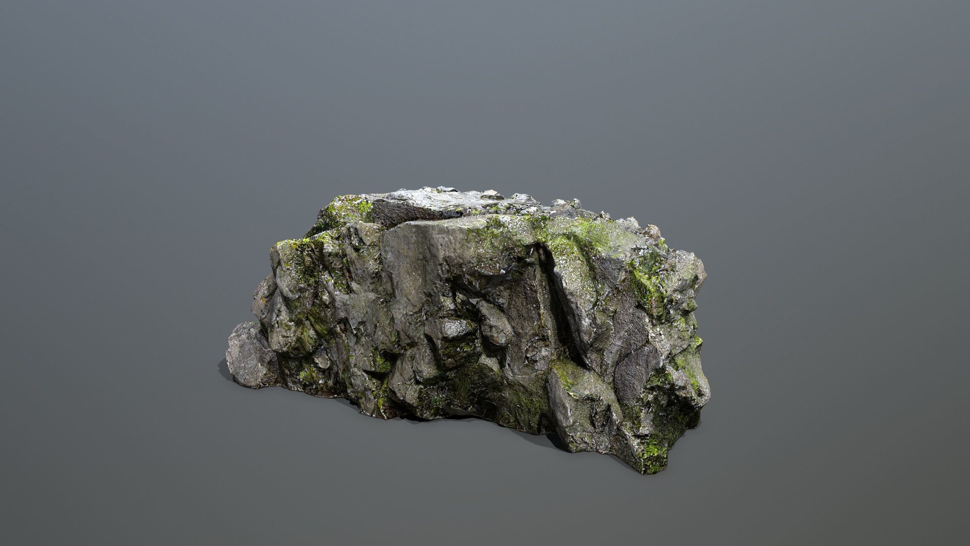 Mountain Low-poly 3D model_12