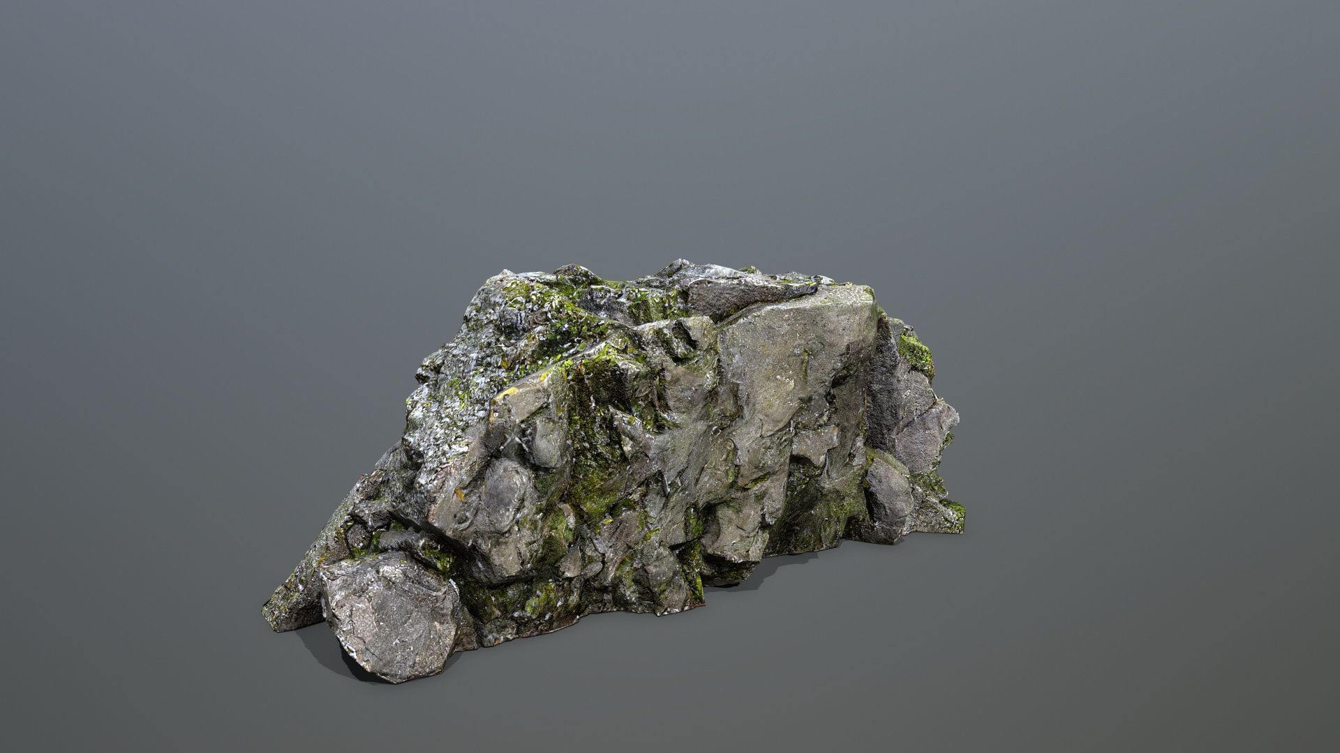 Mountain Low-poly 3D model_11