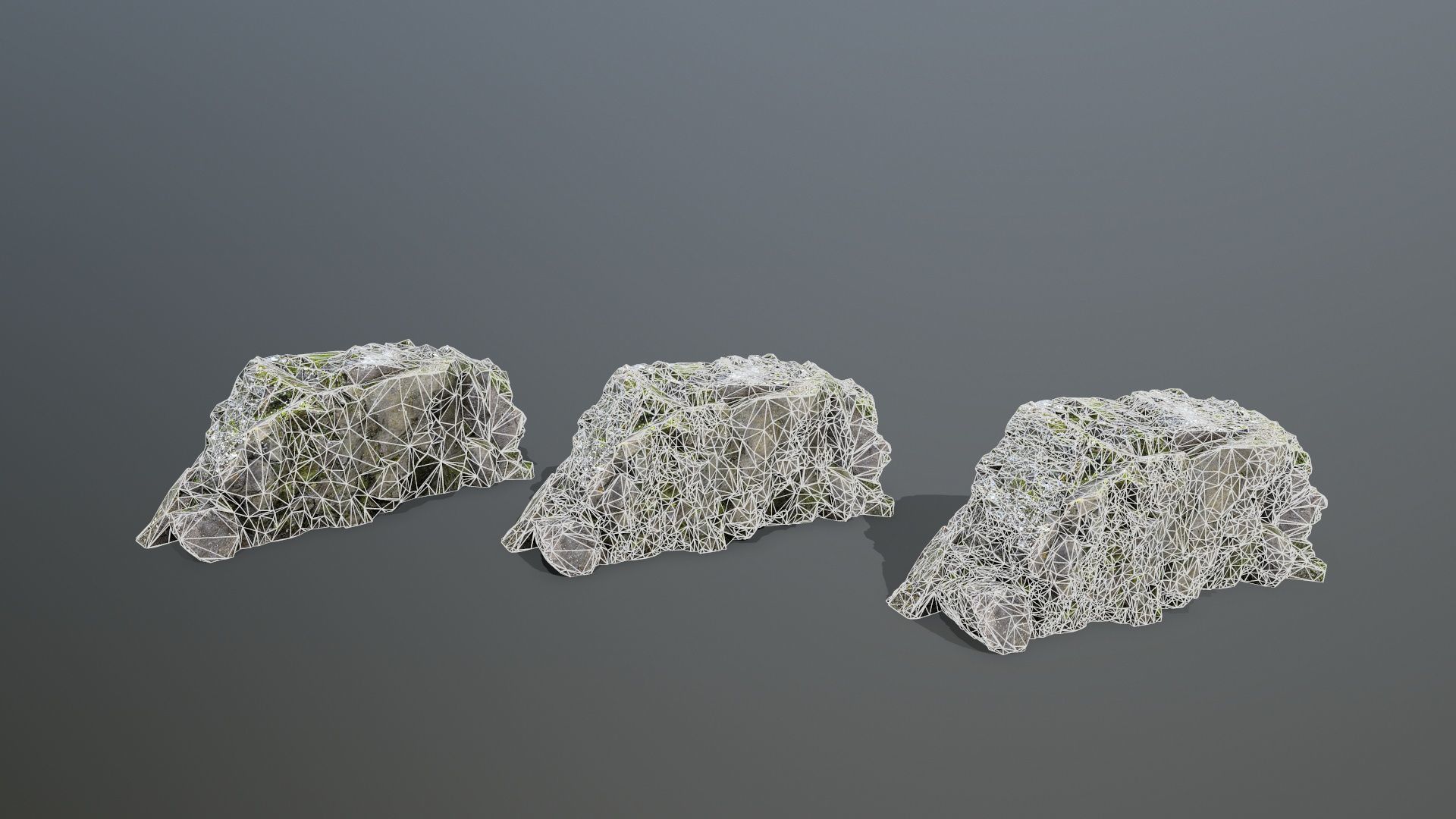 Mountain Low-poly 3D model_14