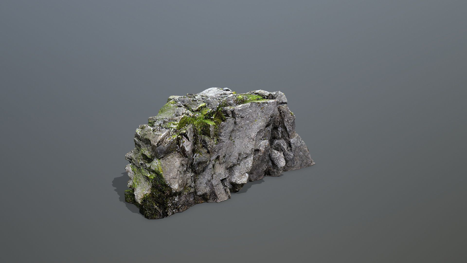 Mountain Low-poly 3D model_7