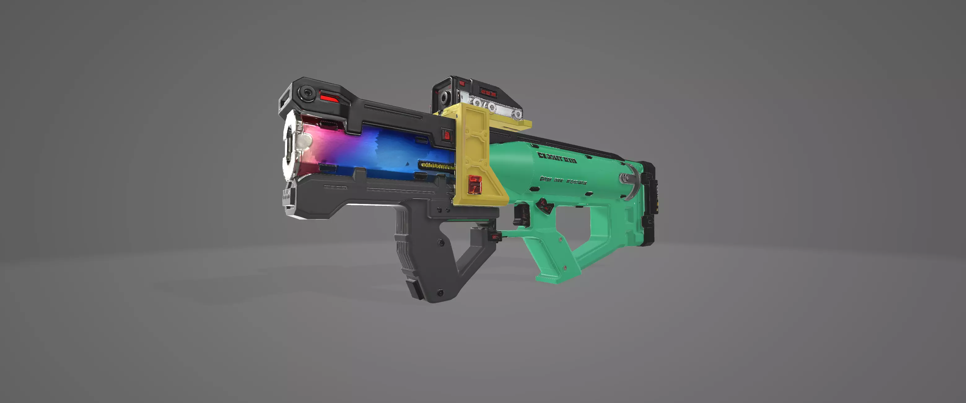 weapons set 1 - 94 items 3D model_35