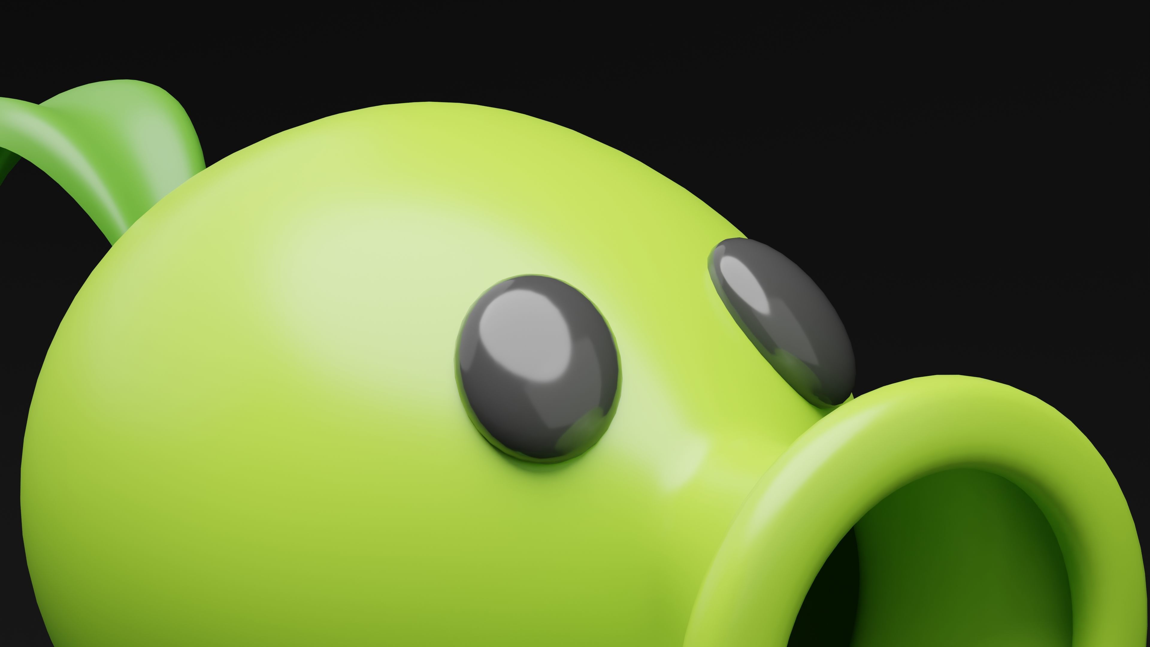 PeaShooter Plants Vs Zombies Low-poly 3D model_2