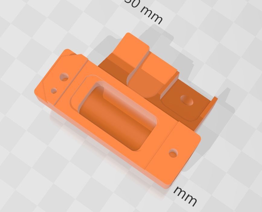 Roland 200 300 Pull Rail 204 3D print model_2