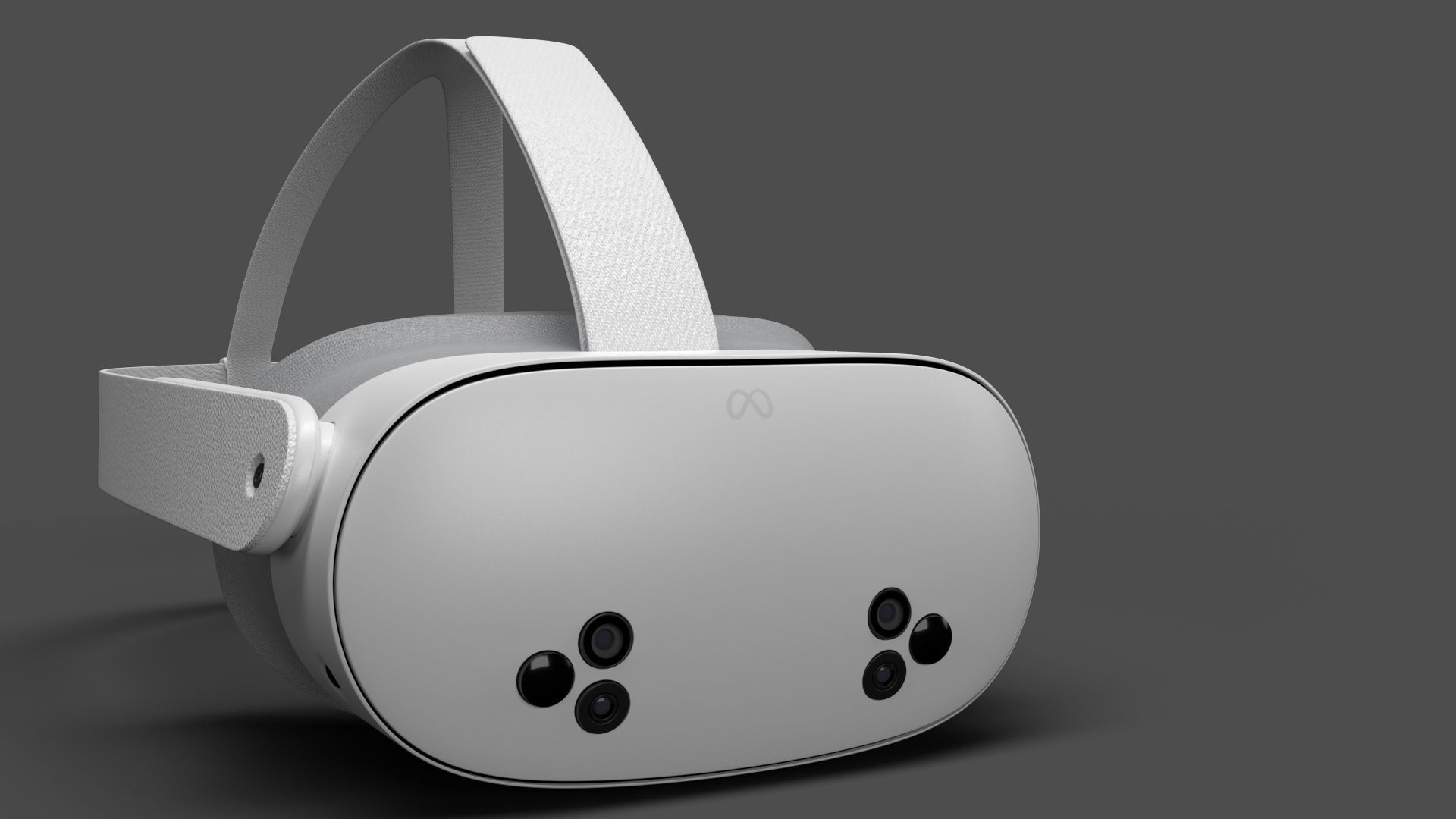 Meta Quest 3S with Controllers 3D model_12