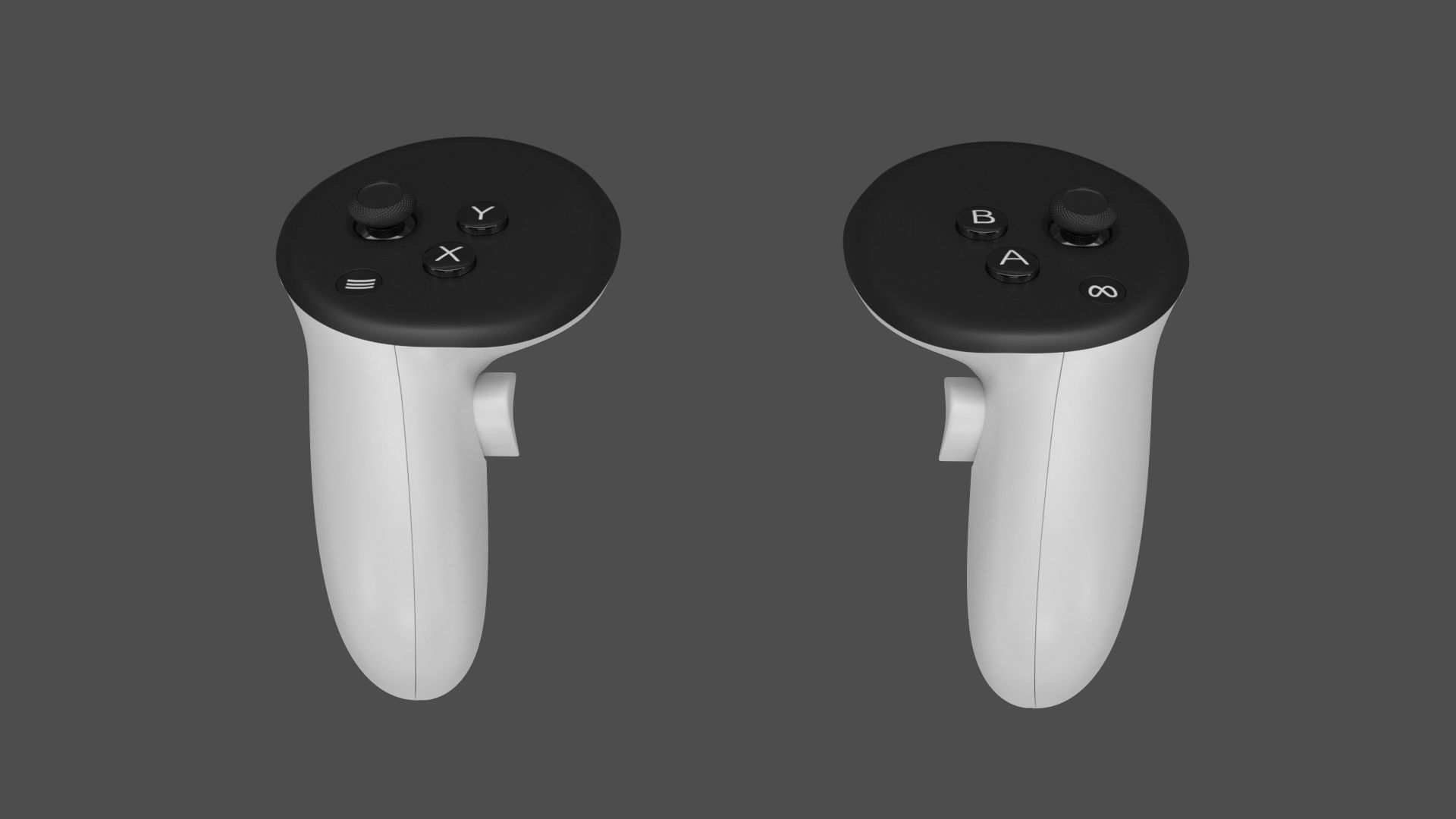 Meta Quest 3S with Controllers 3D model_22