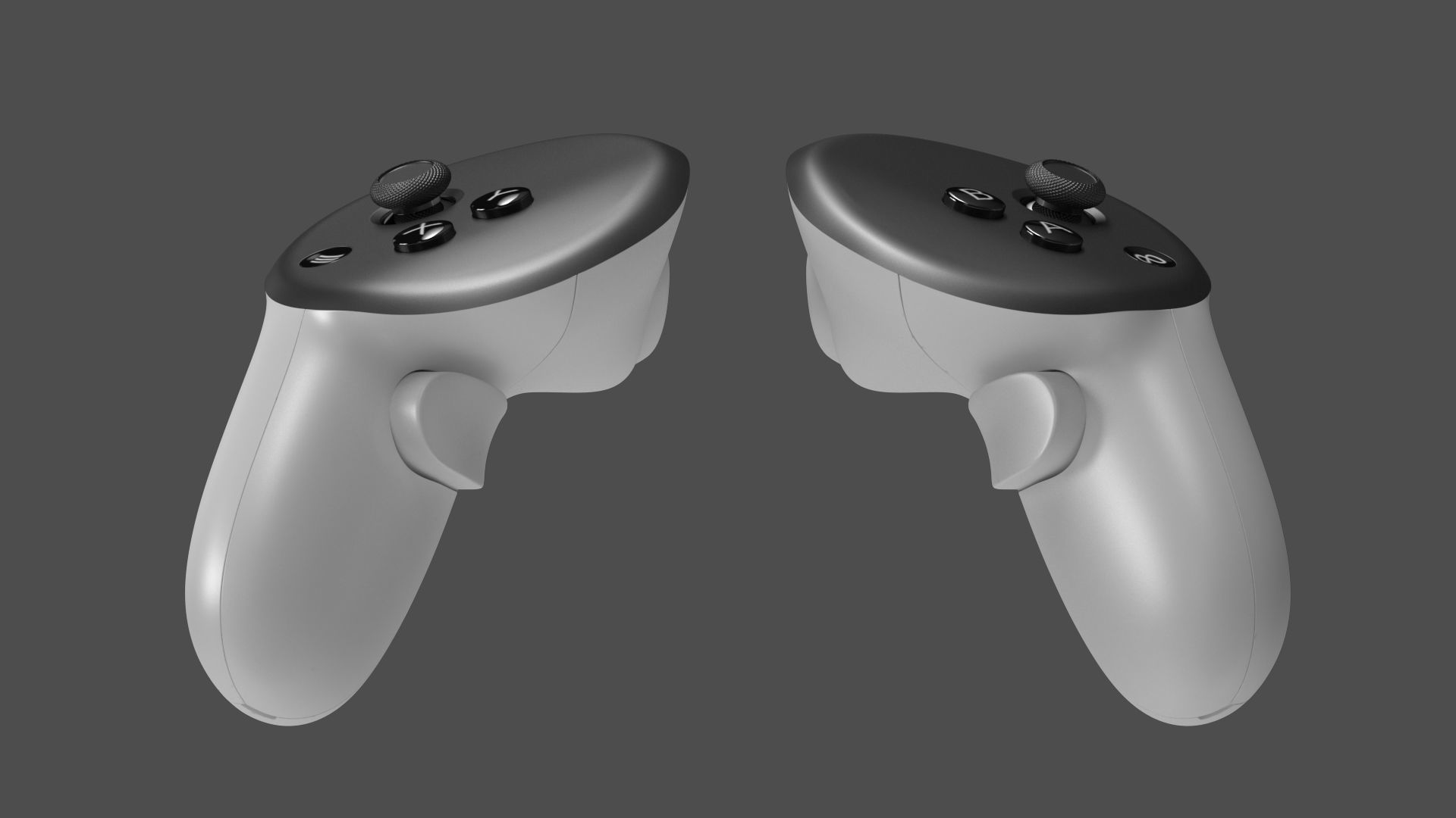 Meta Quest 3S with Controllers 3D model_33