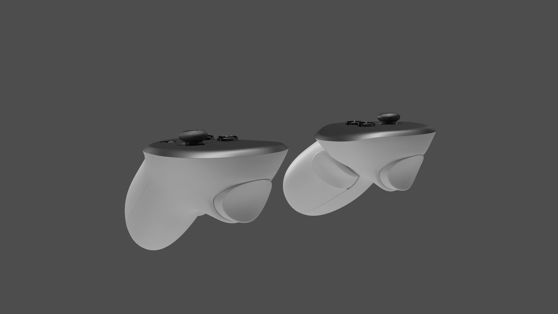 Meta Quest 3S with Controllers 3D model_24