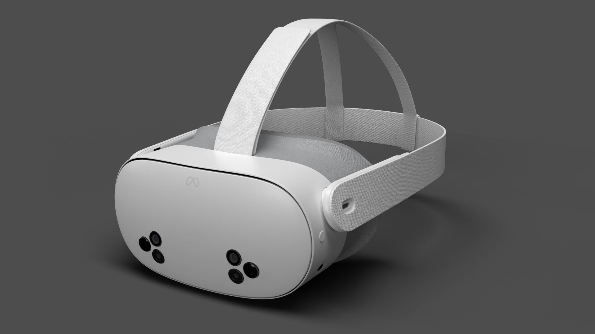 Meta Quest 3S with Controllers 3D model_10